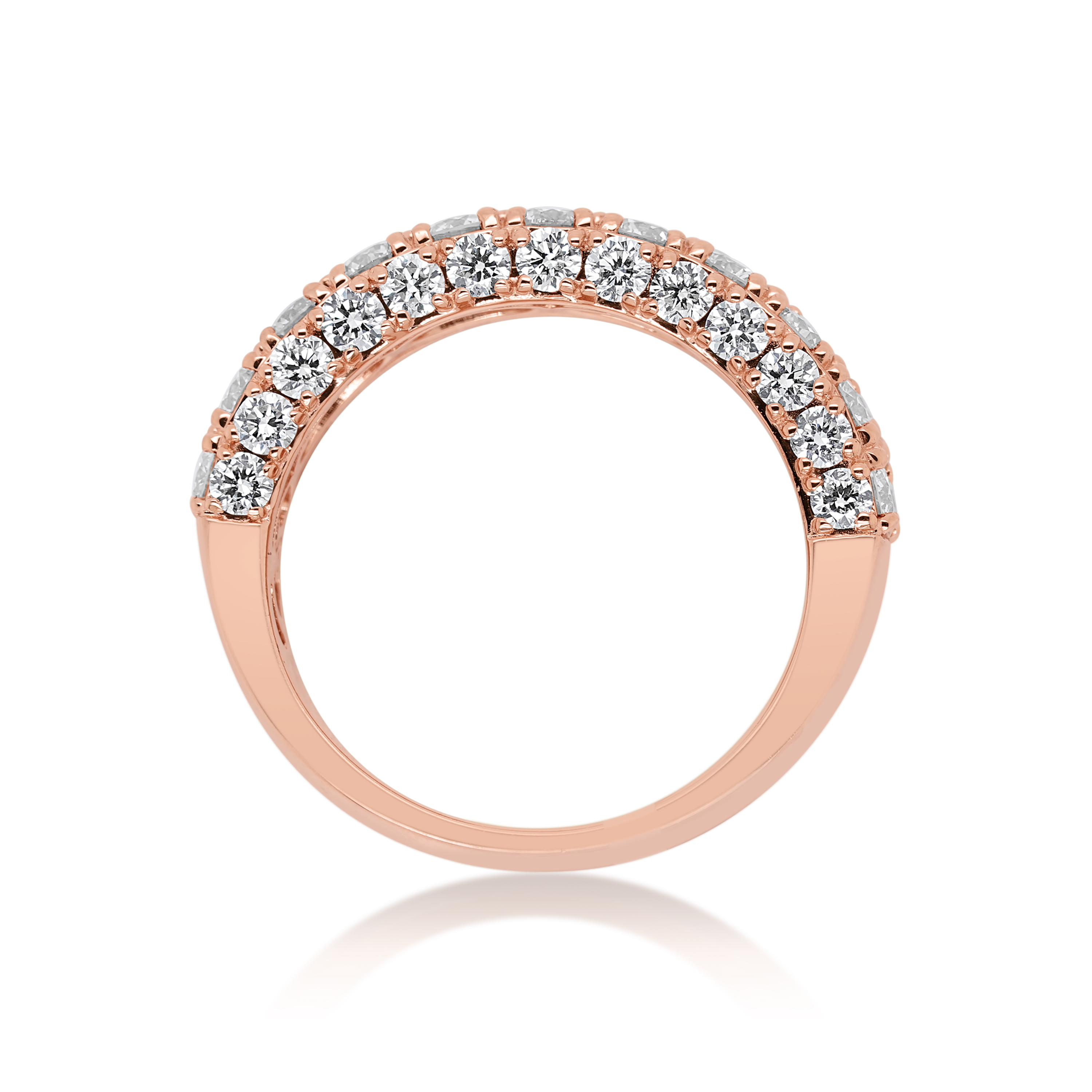 Diamond Ring 4.90 ct. 14K Rose Gold